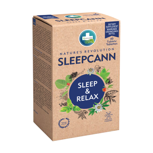 Sleepcann - comprimés pour le sommeil et l'apaisement