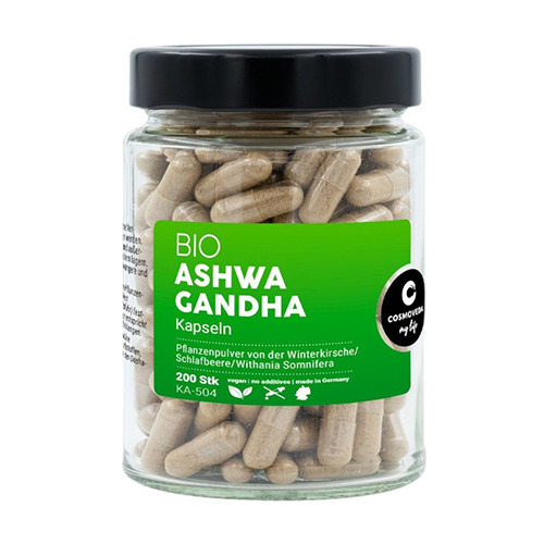 Capsules bio d'Ashwagandha.