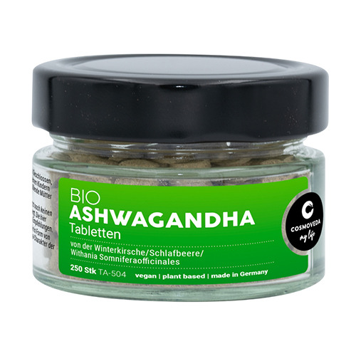 Comprimés bio d'Ashwagandha.