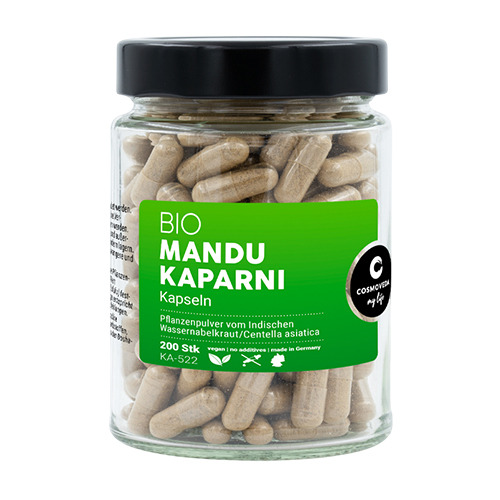 Mandukaparni - Gotu Kola BIO capsules.