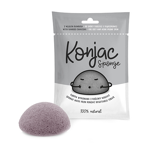 Éponge de Konjac - noire