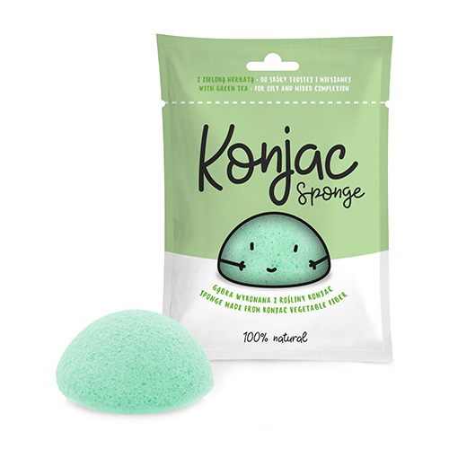 Éponge de konjac - vert