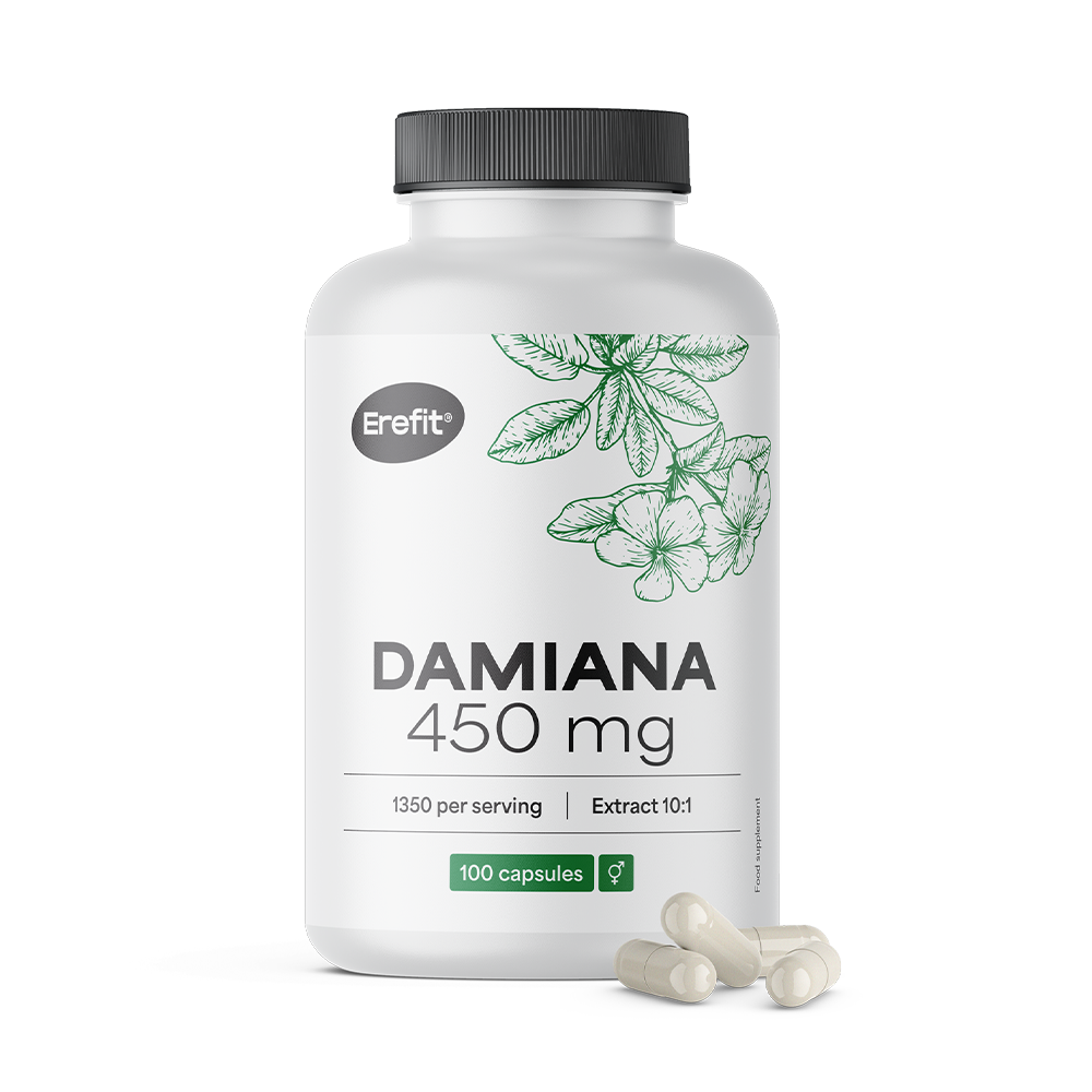 Damiana 450 mg - extrait 10:1.