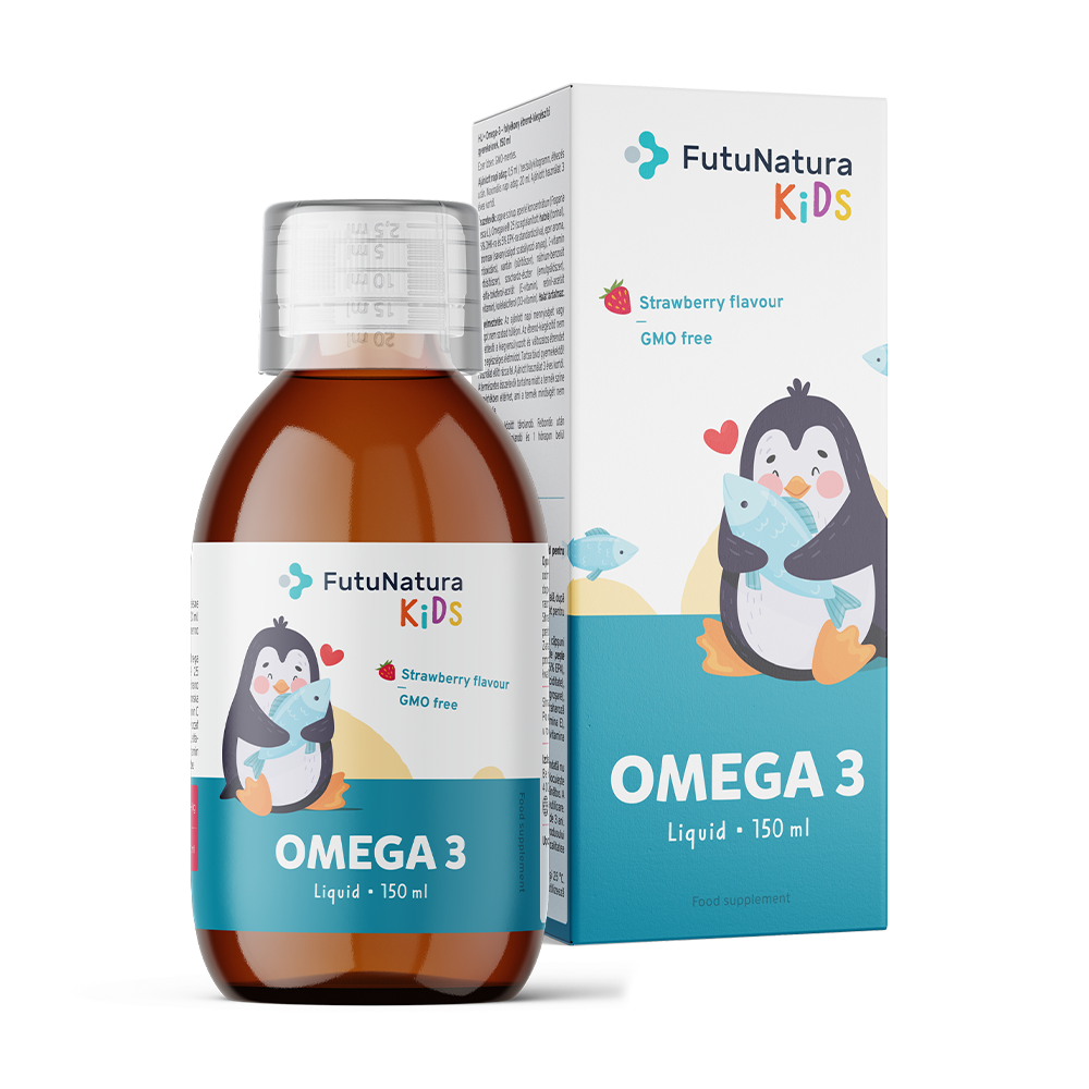 OMEGA 3 - Complément alimentaire liquide pour enfants.