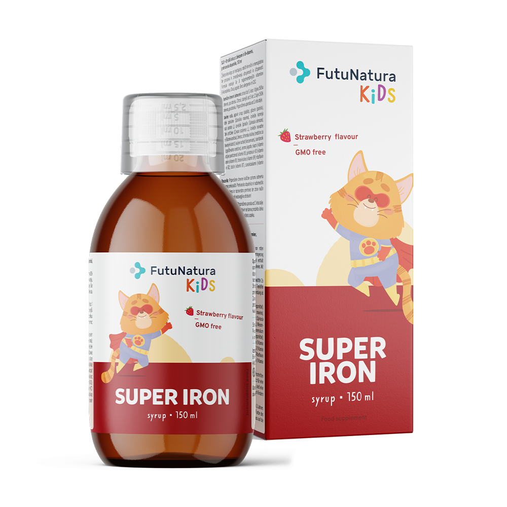 Super Fer: Fer + vitamines B, sirop pour enfants.