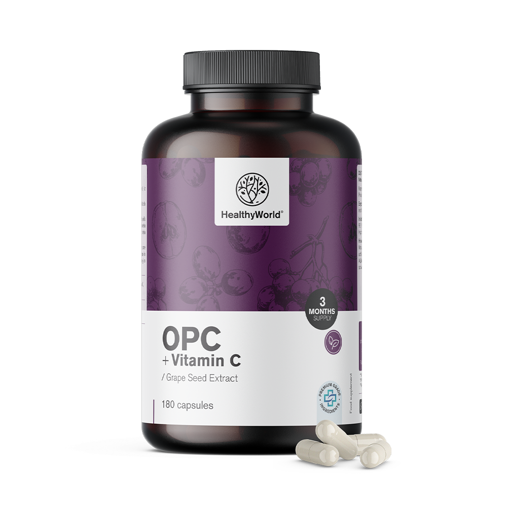 OPC + vitamine C en gélules.