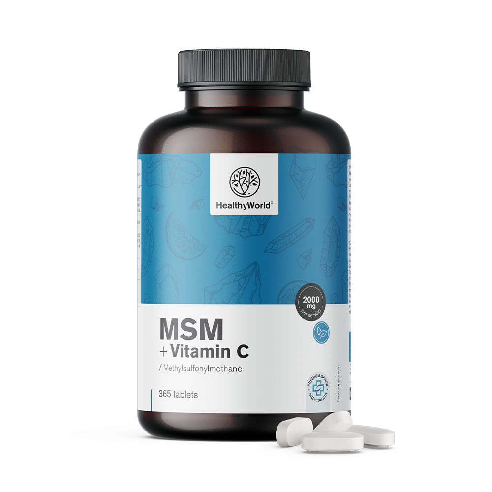 MSM 2000 mg - avec vitamine C