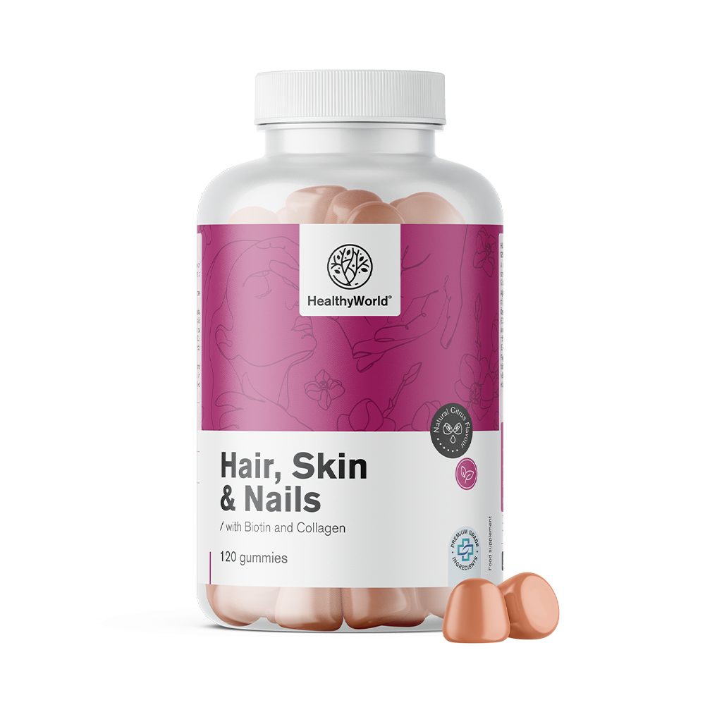 Hair, Skin & Nails – Gummies pour cheveux, peau et ongles