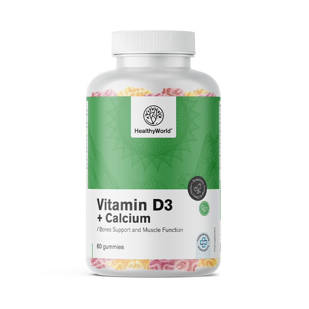 Vitamine D3 + Calcium en gummies