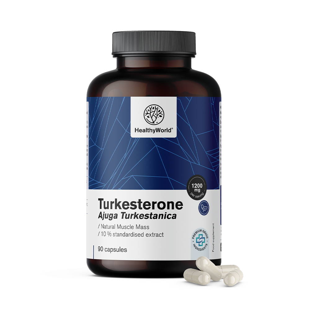 Turkesterone 1200 mg en gélules.