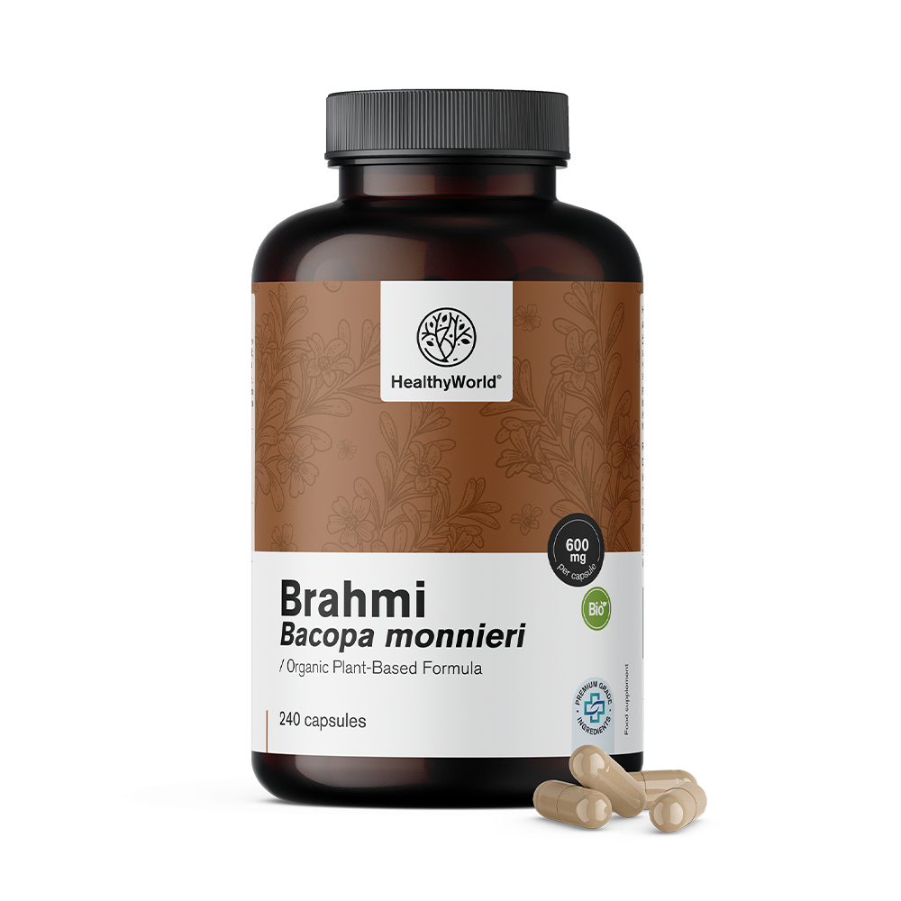 Brahmi BIO 600 mg en gélules.