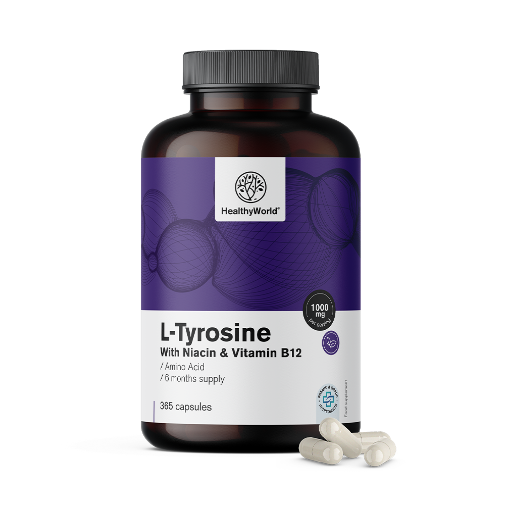 L-tyrosine 1000 mg.