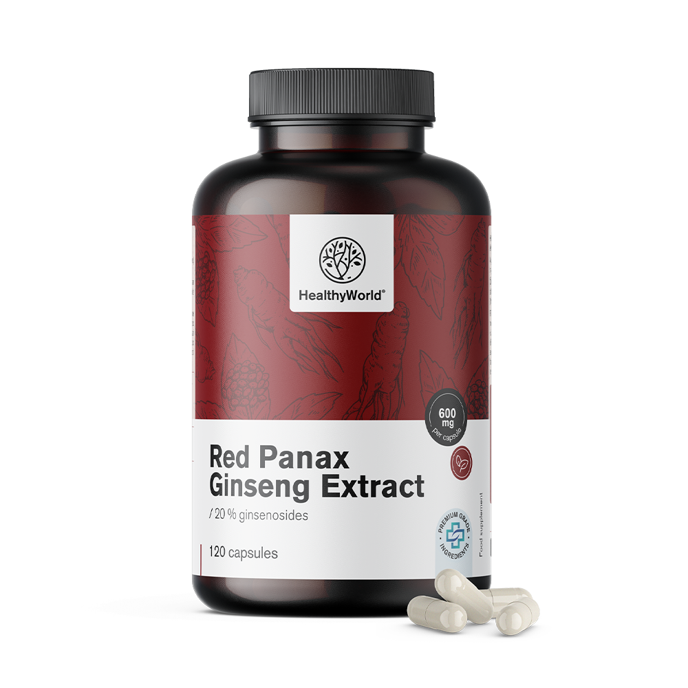 Red Panax Ginseng - extrait de ginseng rouge 600 mg