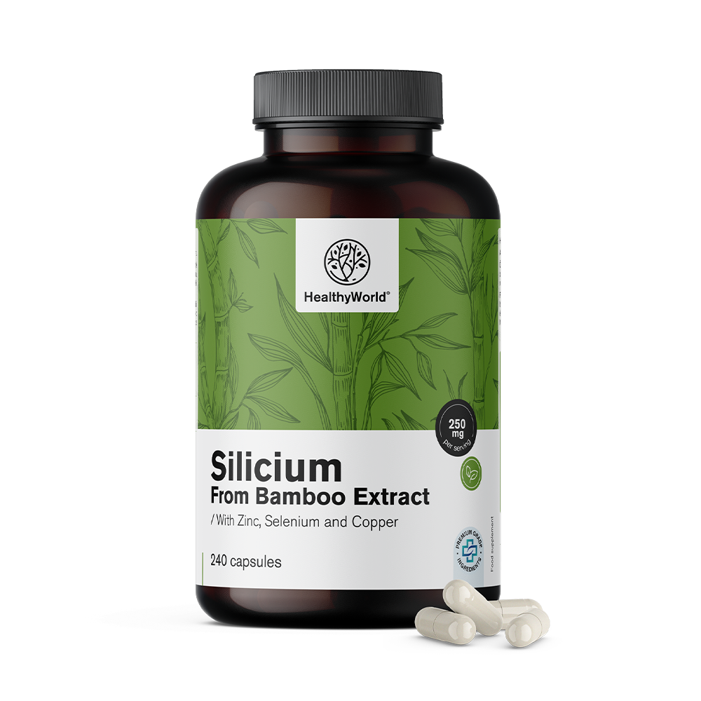 Silicium 250 mg - extrait de bambou