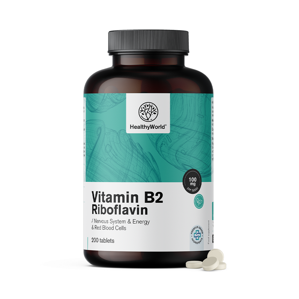 Vitamine B2 - riboflavine 100 mg