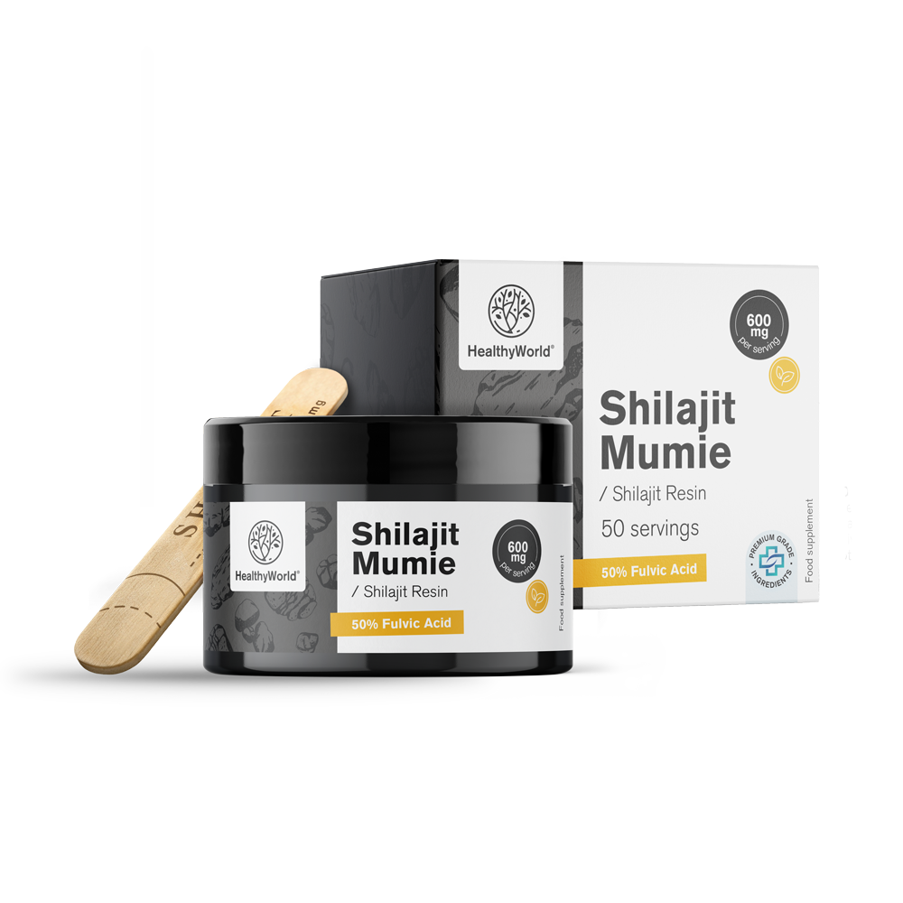 Shilajit Mumie 600 mg - résine