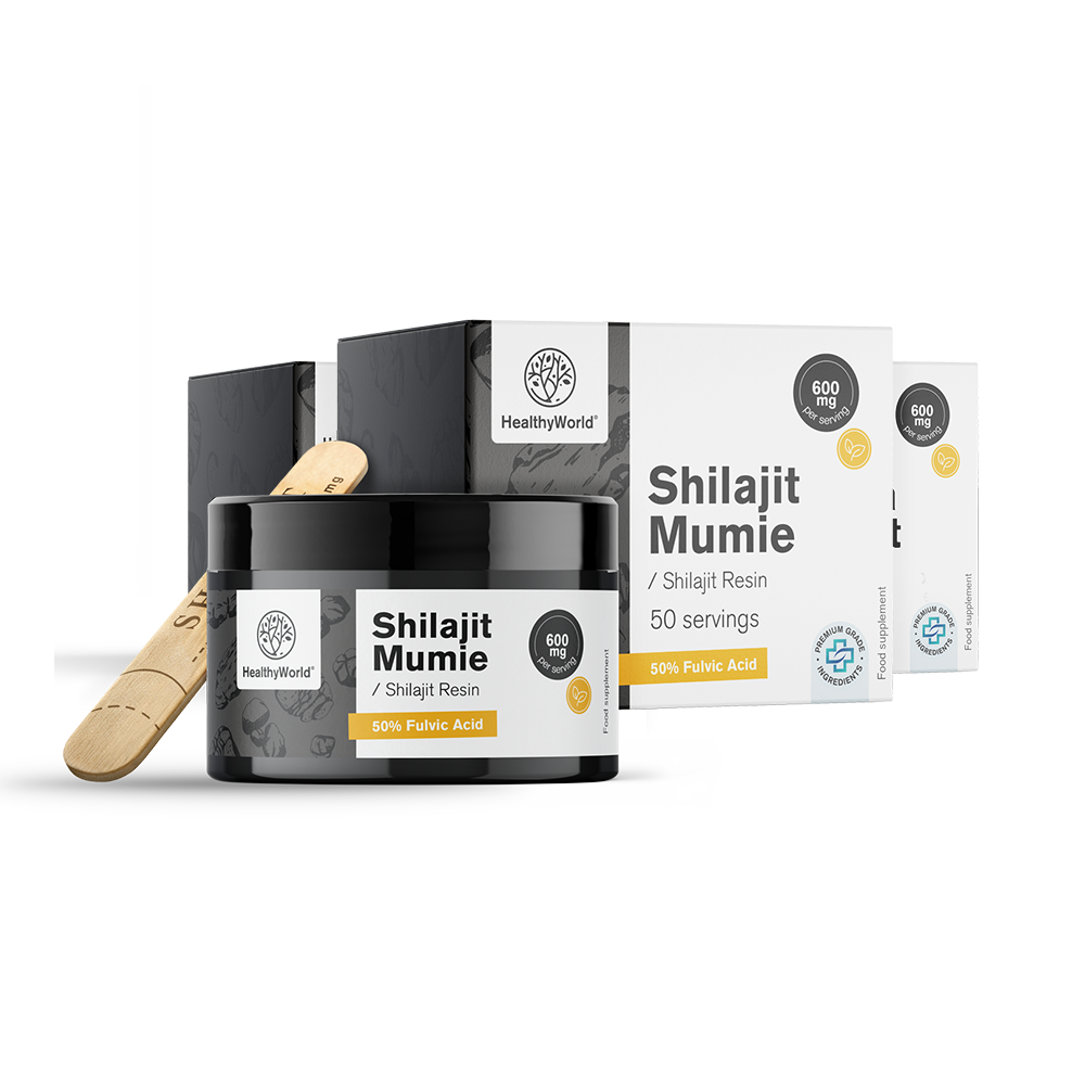 Shilajit Mumie 600 mg - résine