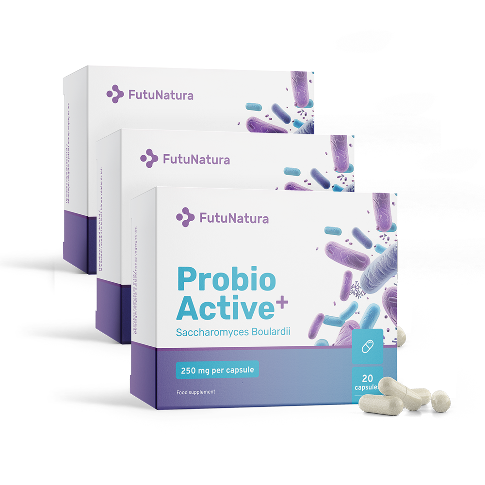 Probio Active PLUS - Saccharomyces boulardii 250 mg en gélules