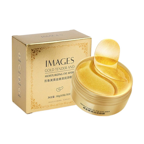 Masque d'or pour le contour des yeux