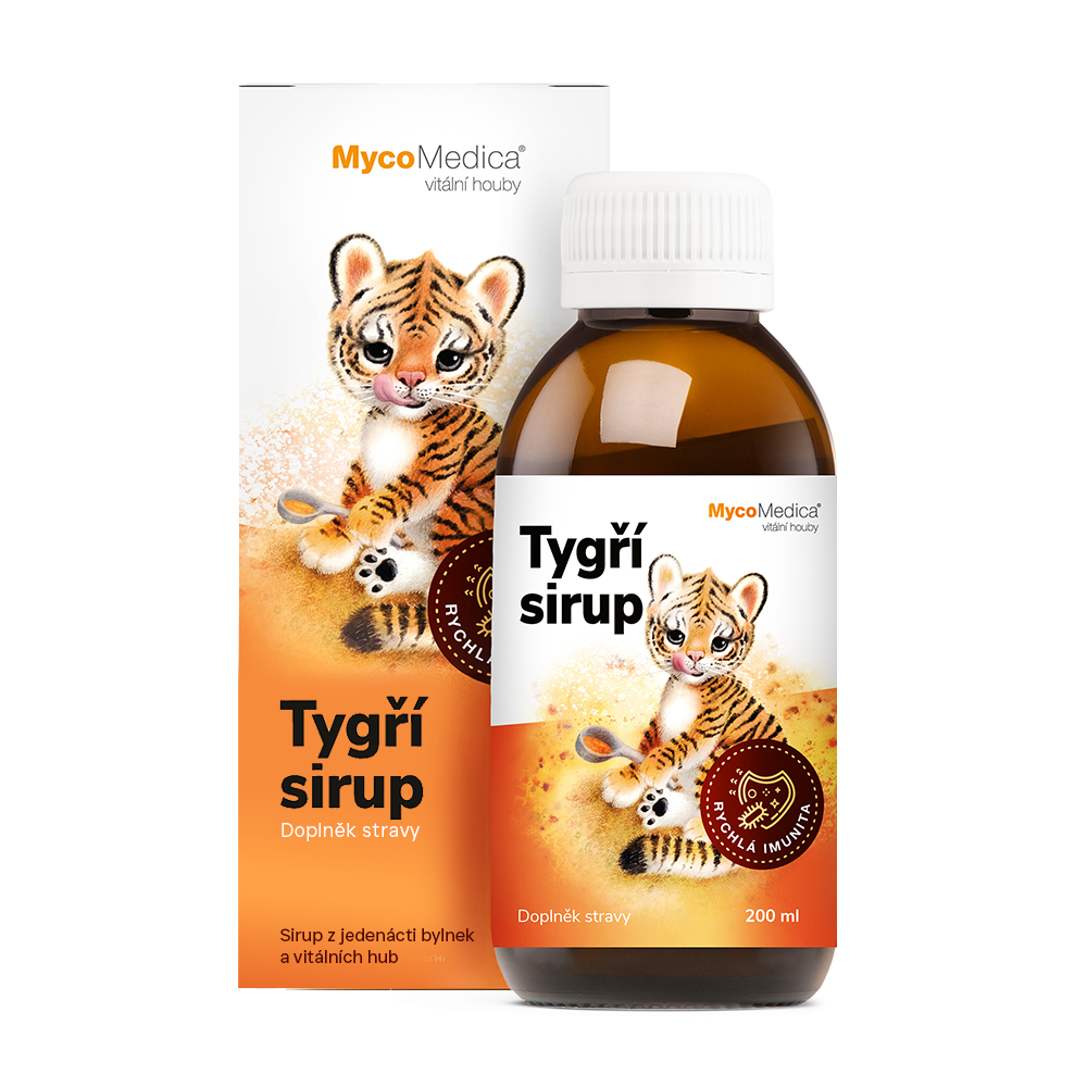 Complément alimentaire liquide pour enfants Tiger - résistance.