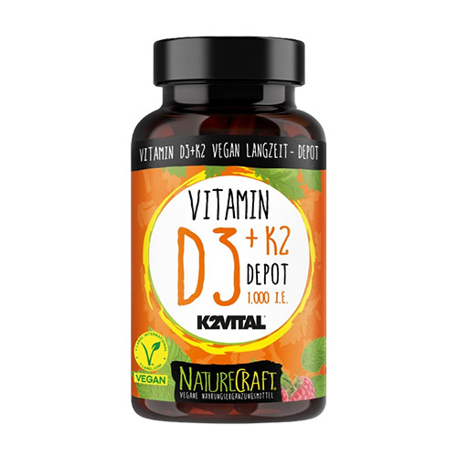 Vitamine D3 et K2 végétaliennes.