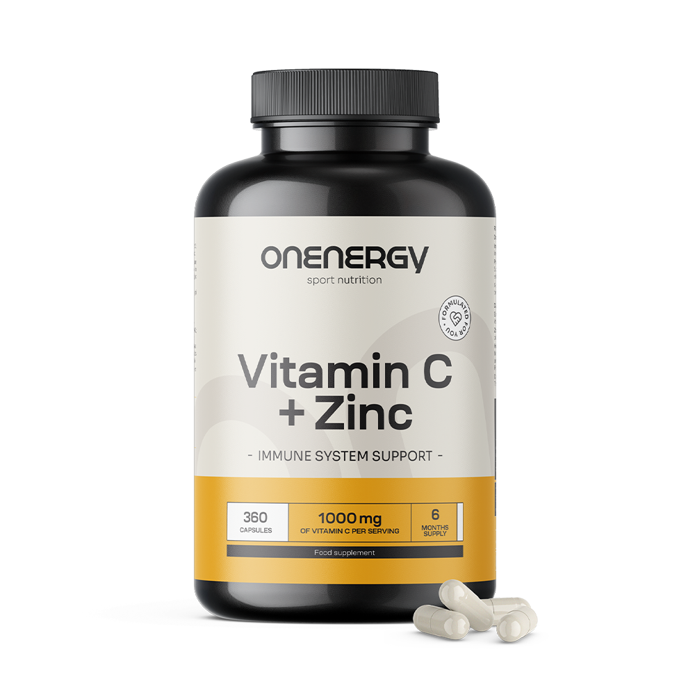 Vitamine C + zinc.