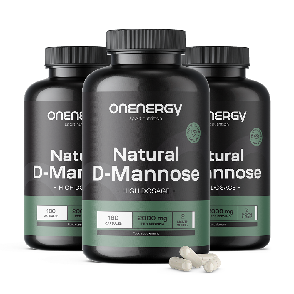 3x D-mannose naturel 2000 mg