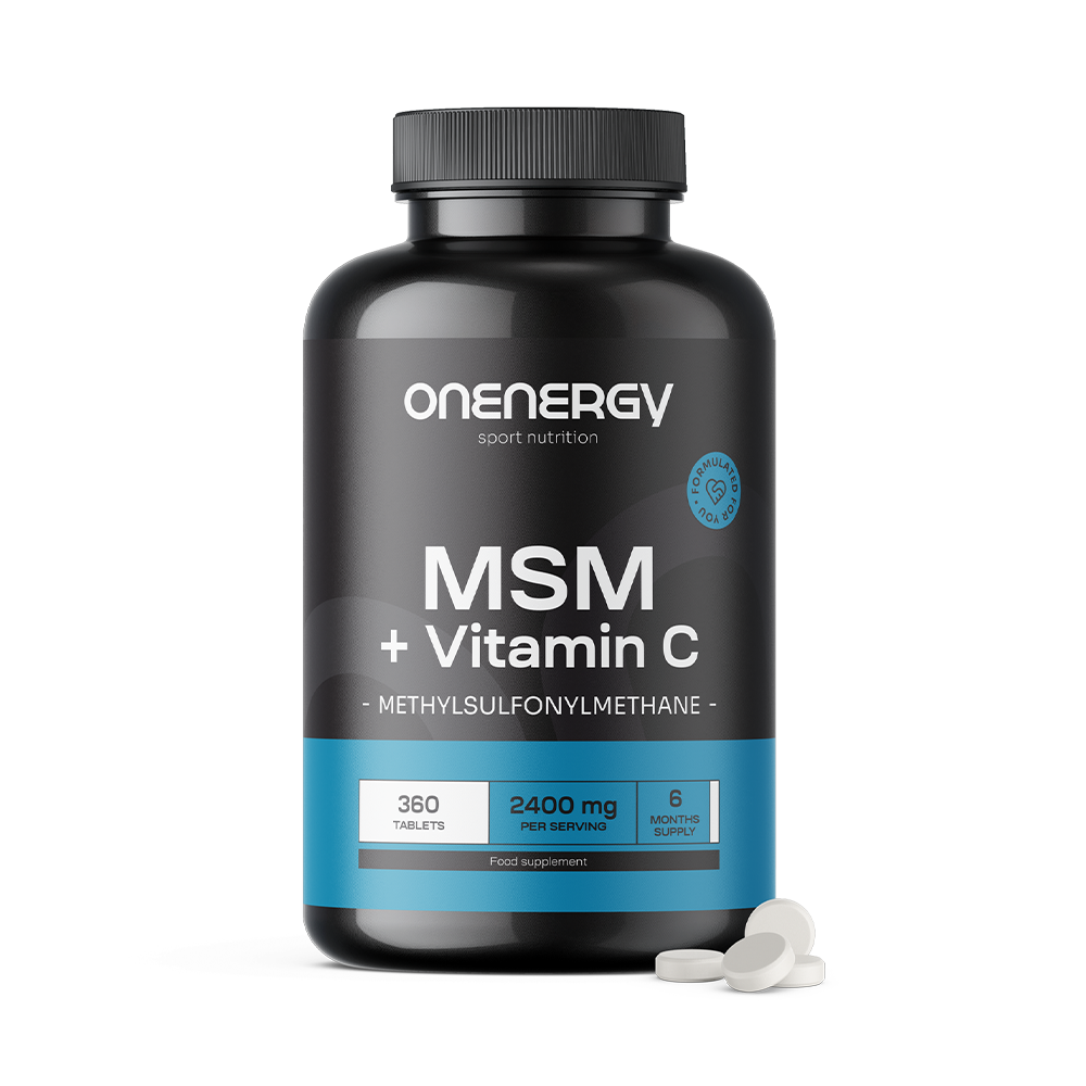 MSM 2400 mg - avec vitamine C