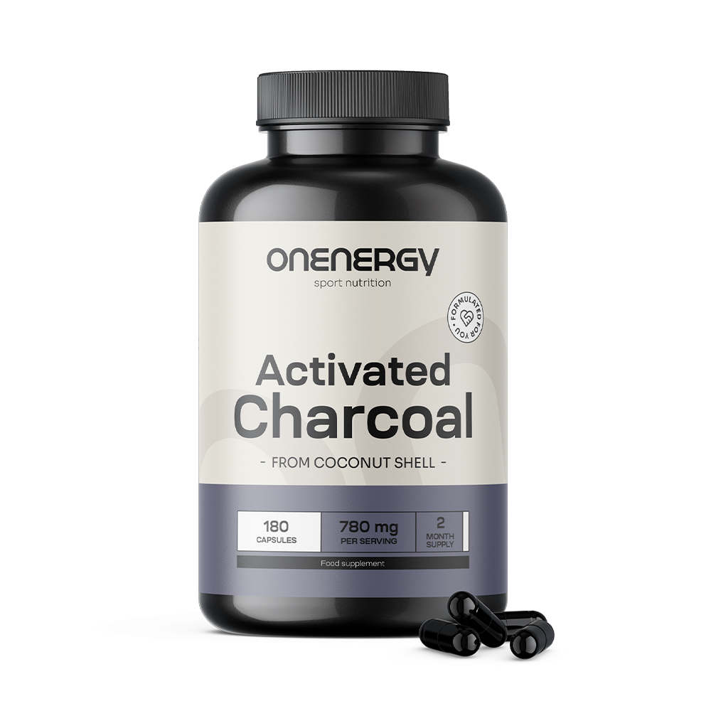 Charbon actif 780 mg – à partir de coques de noix de coco.