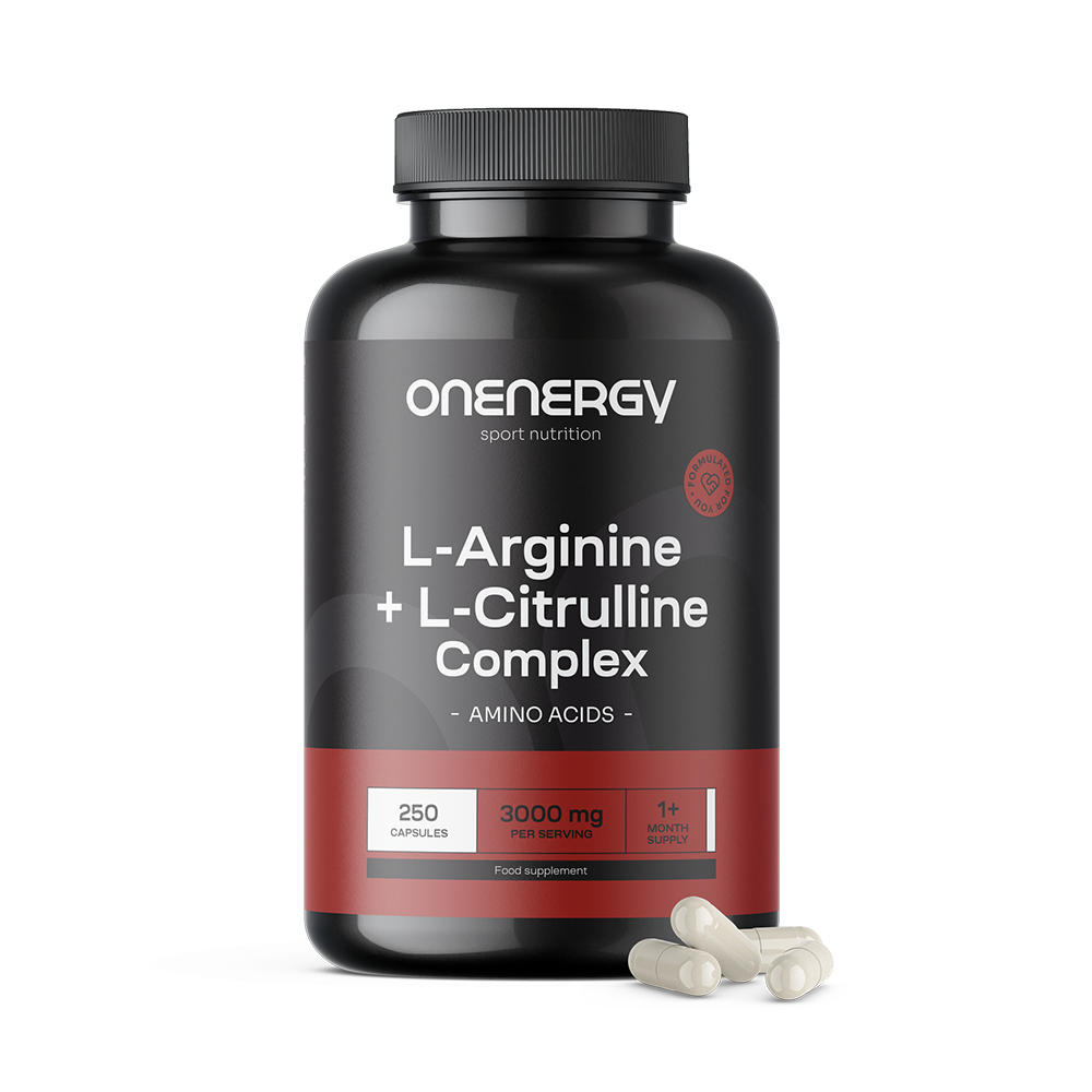 Complexe de L-arginine + L-citrulline 3000 mg