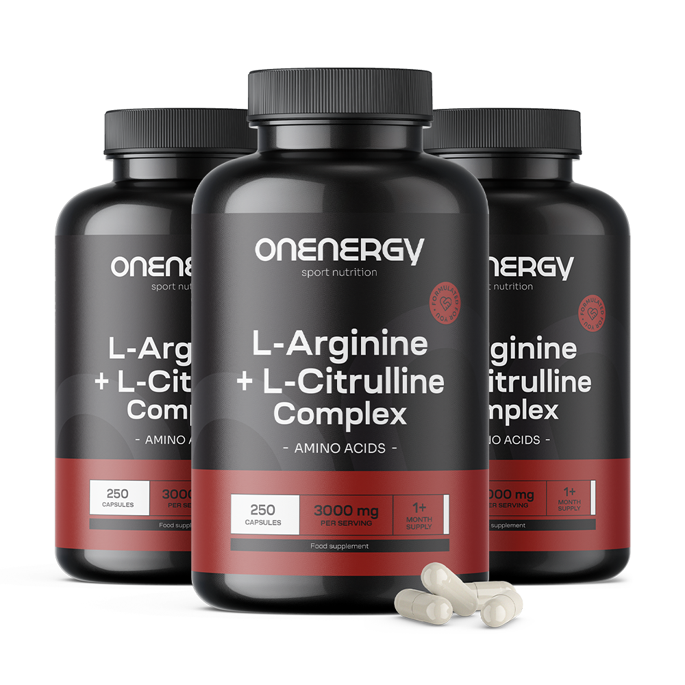 Complexe de L-arginine + L-citrulline 3000 mg