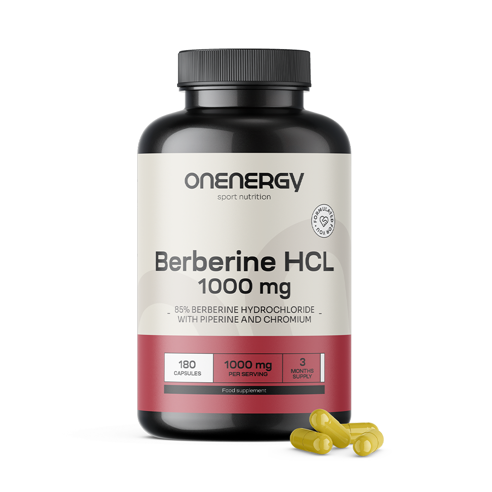 Chlorhydrate de berbérine 1000 mg - avec pipérine et chrome