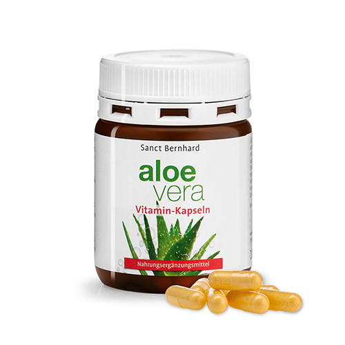 Capsules d'aloe vera.