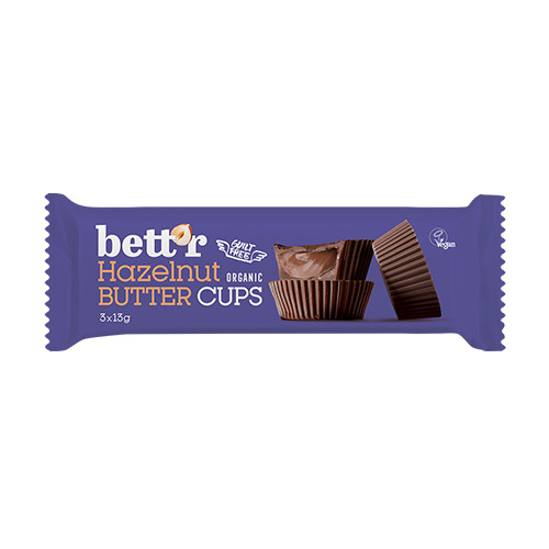 BIO Nut Butter Cups - beurre de noisette et chocolat