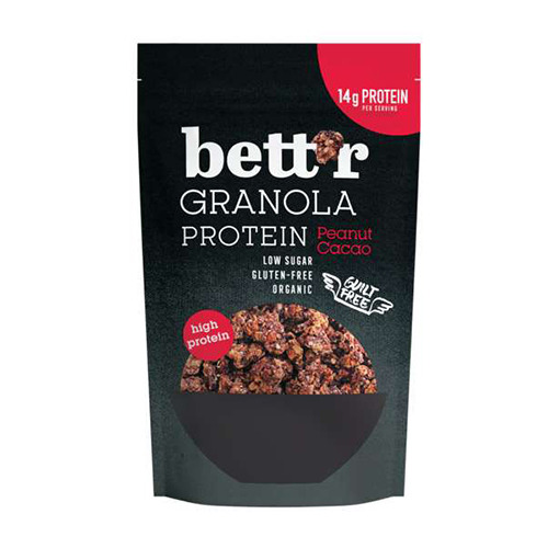 Granola protéinée BIO - arachide et cacao.