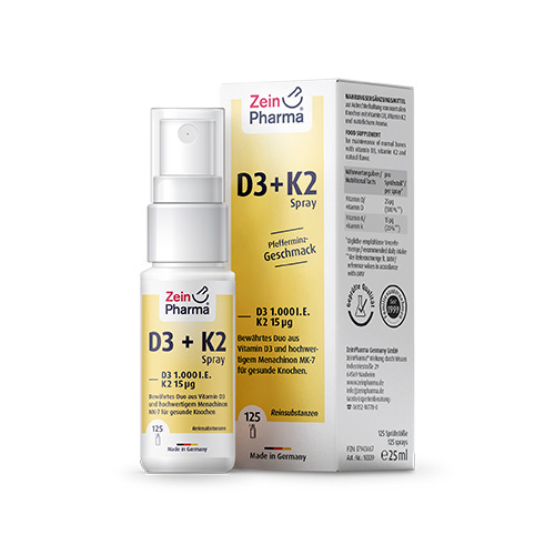 Vitamine D3 + K2 végétalien - en spray